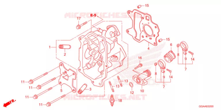 Cylindre Head OEM HONDA RUCKUS 50